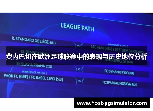 费内巴切在欧洲足球联赛中的表现与历史地位分析