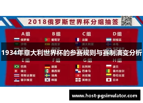 1934年意大利世界杯的参赛规则与赛制演变分析